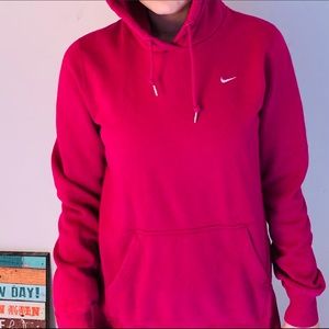 Pink Nike hoodie